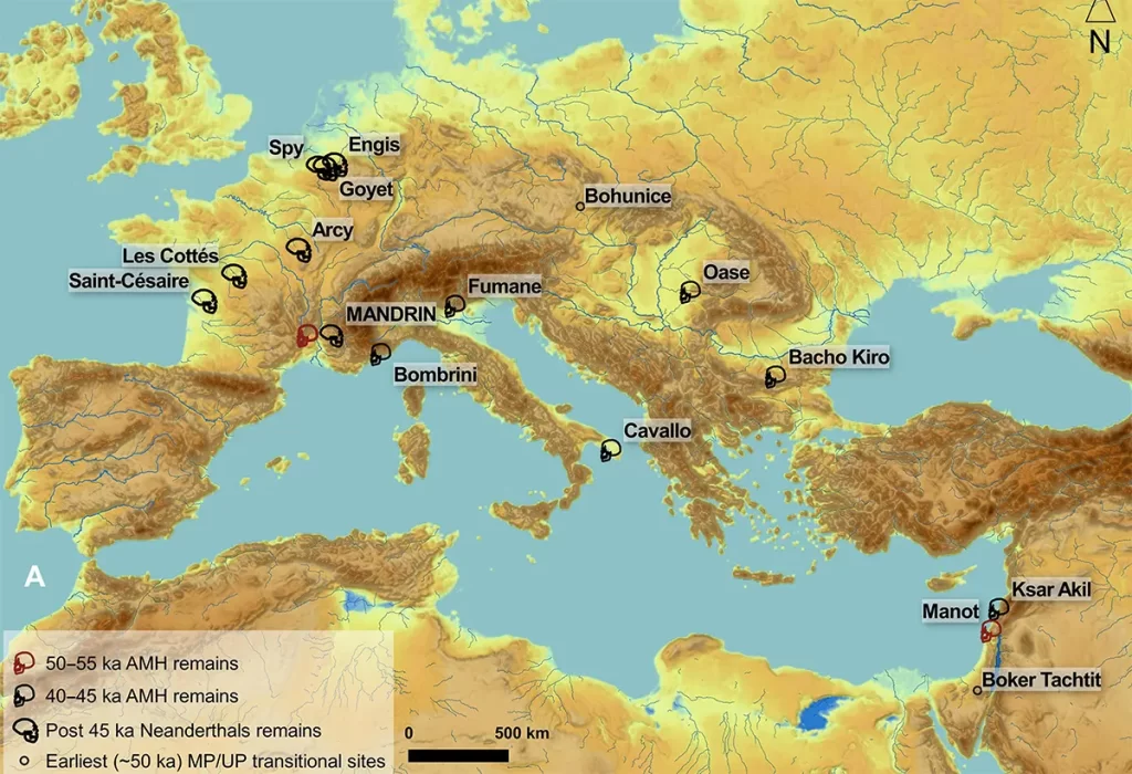 Il più antico insediamento di Sapiens in Europa